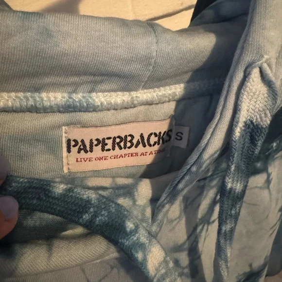 Original Paperbacks  Tie-dye hoddie in blue - Picture 2 of 10
